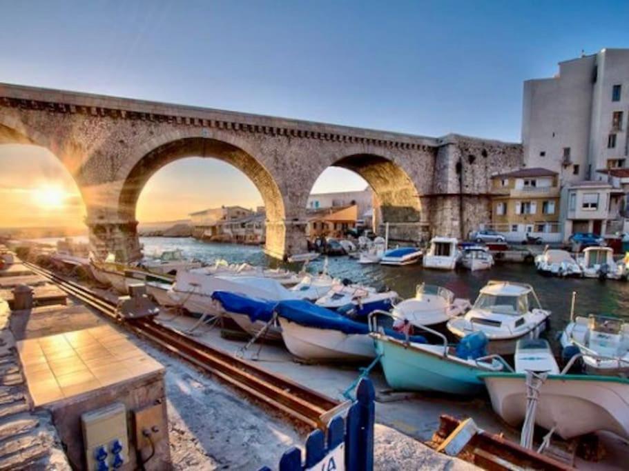 Superbe Logement Au Vallon Des Auffes Marseille Eksteriør bilde